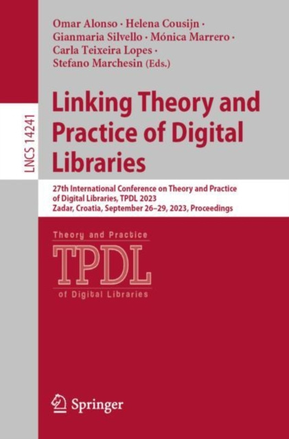 E-book Linking Theory and Practice of Digital Libraries Omar Alonso