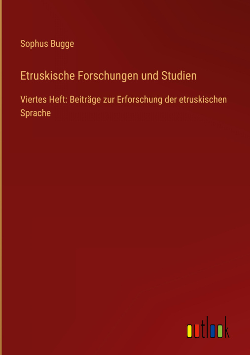 Book Etruskische Forschungen und Studien 