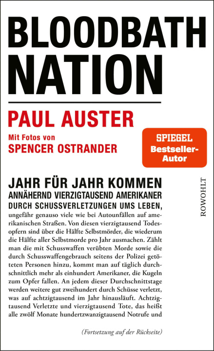 E-book Bloodbath Nation Paul Auster