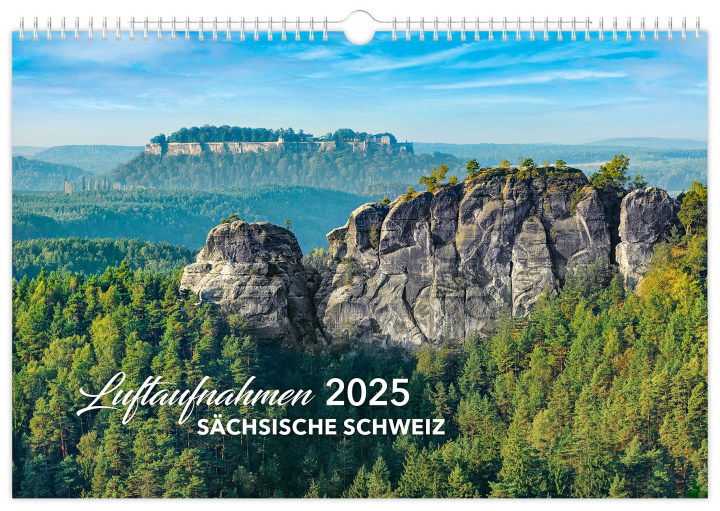 Calendar/Diary Kalender Sächsische Schweiz Luftaufnahmen 2025 