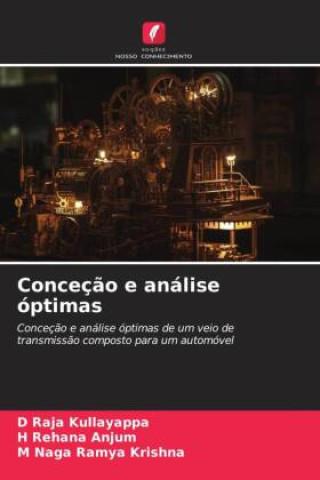 Book Conceção e análise óptimas D Raja Kullayappa