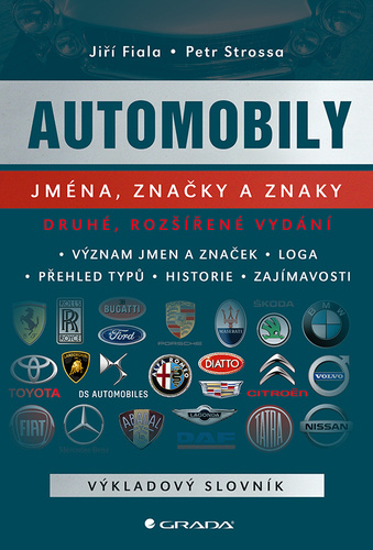 Kniha Automobily Jména, značky a znaky Jiří Fiala