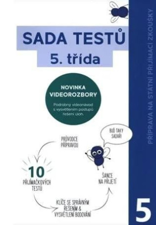 Kniha Sada testů 5. třída - Příprava na státní přijímací zkoušky 