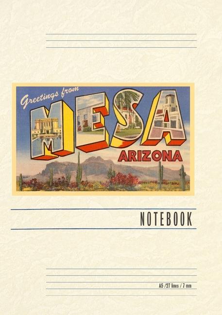Книга Vintage Lined Notebook Greetings from Mesa 