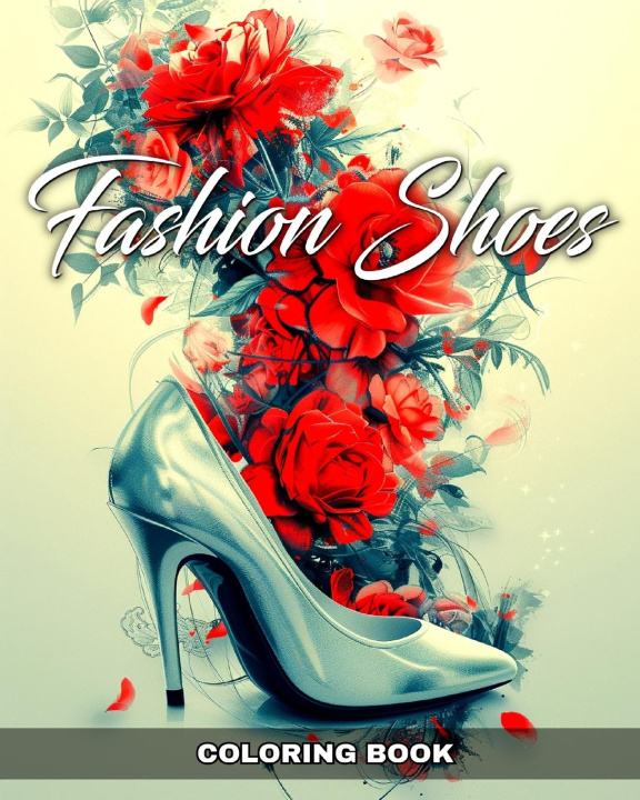 Книга Fashion Shoes Coloring Book 