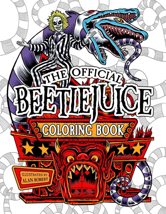 Kniha Beetlejuice: The Official Coloring Book 