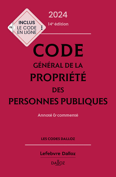 Kniha Code général de la propriété des personnes publiques 2024, annoté et commenté. 14e éd. François Brenet