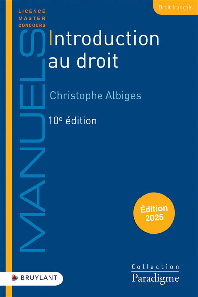Knjiga Introduction au droit Christophe Albiges