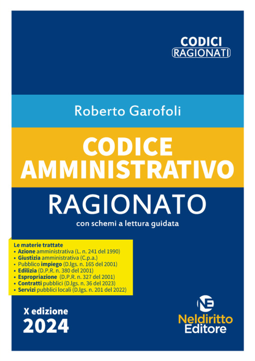 Kniha Codice amministrativo ragionato Roberto Garofoli
