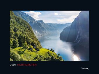 Kalendarz/Pamiętnik Hurtigruten - KUNTH Wandkalender 2025 