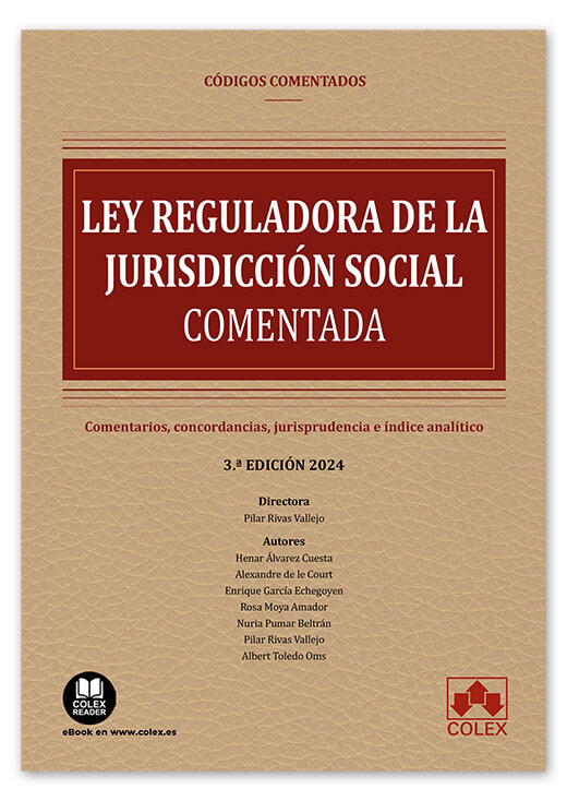 Kniha LEY REGULADORA DE LA JURISDICCION SOCIAL COMENTADO 