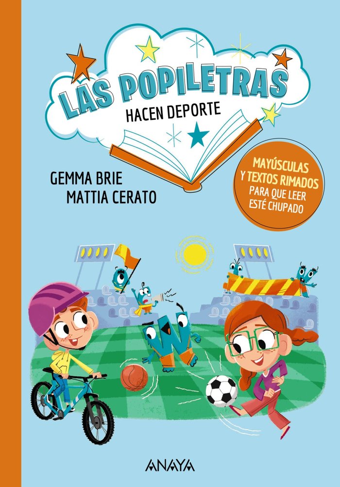 Libro Las popiletras hacen deporte BRIE