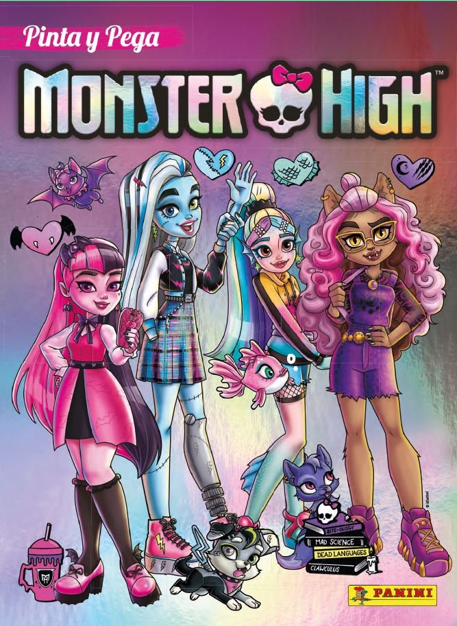 Knjiga PINTA Y PEGA MONSTER HIGH 