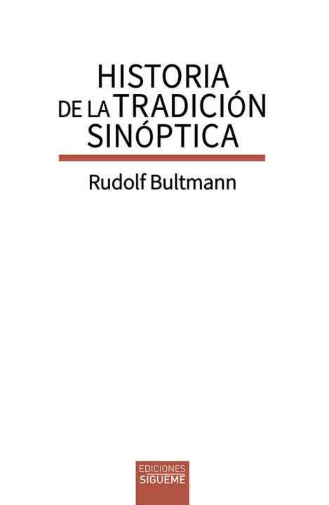 Kniha HISTORIA DE LA TRADICION SINOPTICA BULTMANN