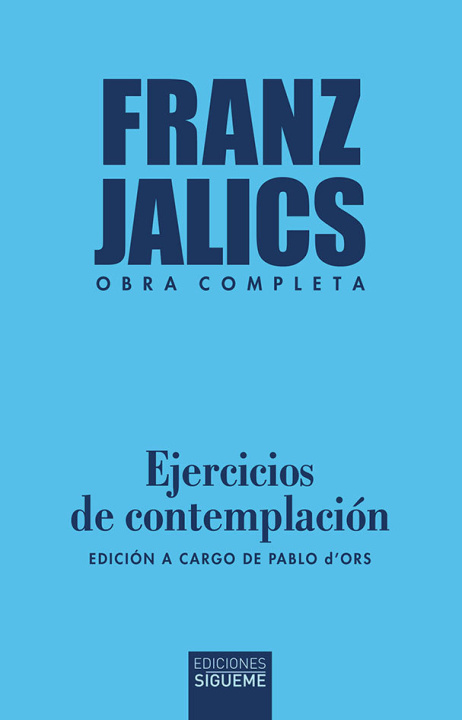Kniha EJERCICIOS DE CONTEMPLACION -EDIC.DE PABLO D'ORS JALICS