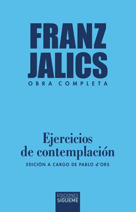 Livre EJERCICIOS DE CONTEMPLACION -EDIC.DE PABLO D'ORS JALICS