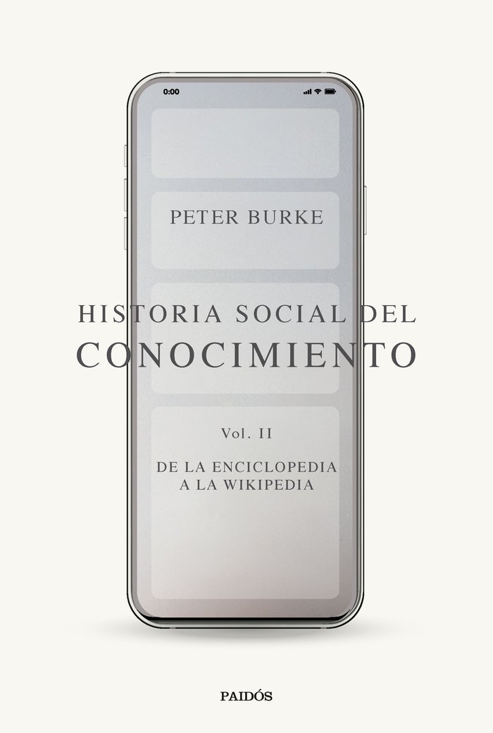 Kniha Historia social del conocimiento Vol. II PETER BURKE