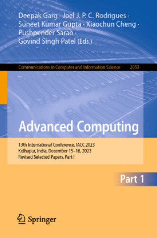 Book Advanced Computing Deepak Garg