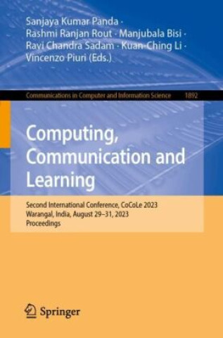 Knjiga Computing, Communication and Learning Sanjaya Kumar Panda