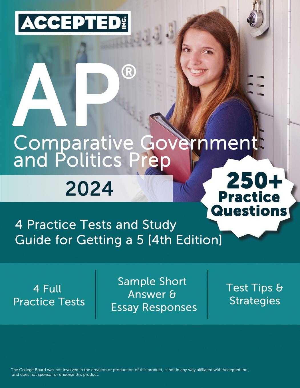 Könyv AP Comparative Government and Politics Prep 2024 
