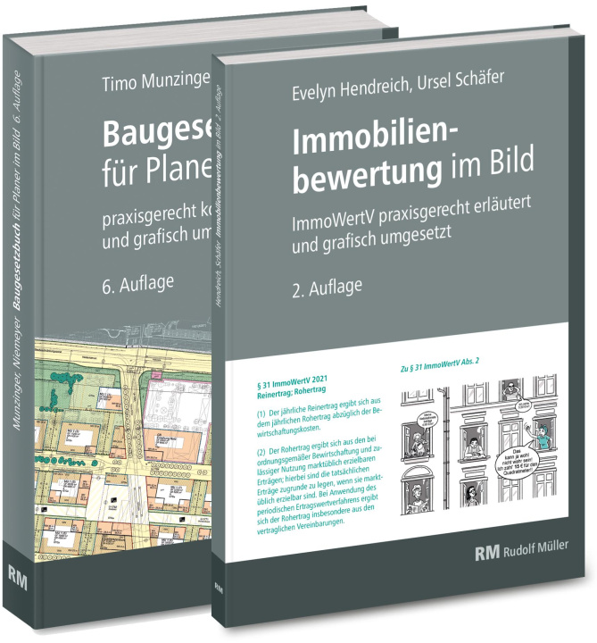 Carte Buchpaket: Baugesetzbuch für Planer im Bild & Immobilienbewertung im Bild Evelyn Hendreich