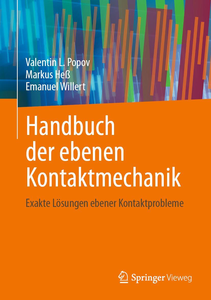 Kniha Handbuch der ebenen Kontaktmechanik Markus Heß