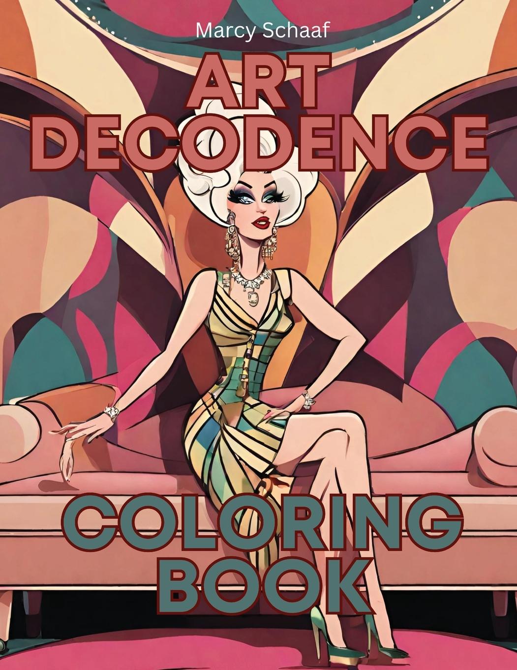 Book Art Decodence Coloring Book Marcella Doodles