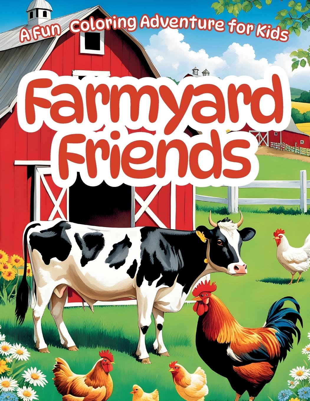 Kniha Barn Yard Friends Coloring Book 