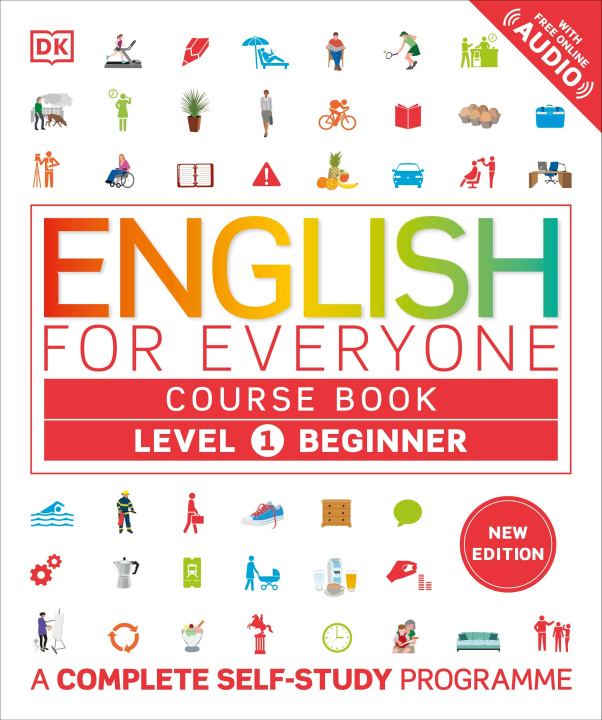 Kniha English for Everyone Course Book Level 1 Beginner DK