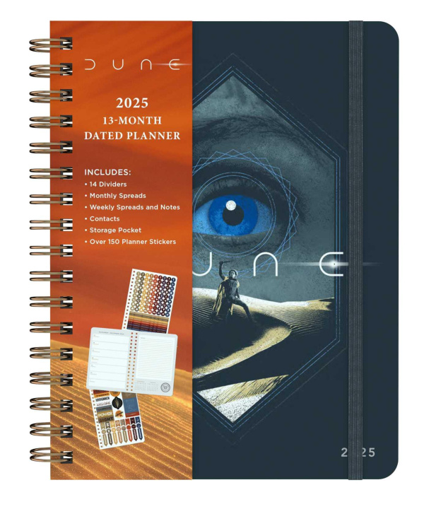 Книга CAL 25 DUNE PT02 13 MONTH WEEKLY PLANNER ENGMT