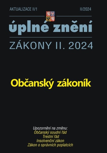 Buch Aktualizace II/1 Občanský zákoník 