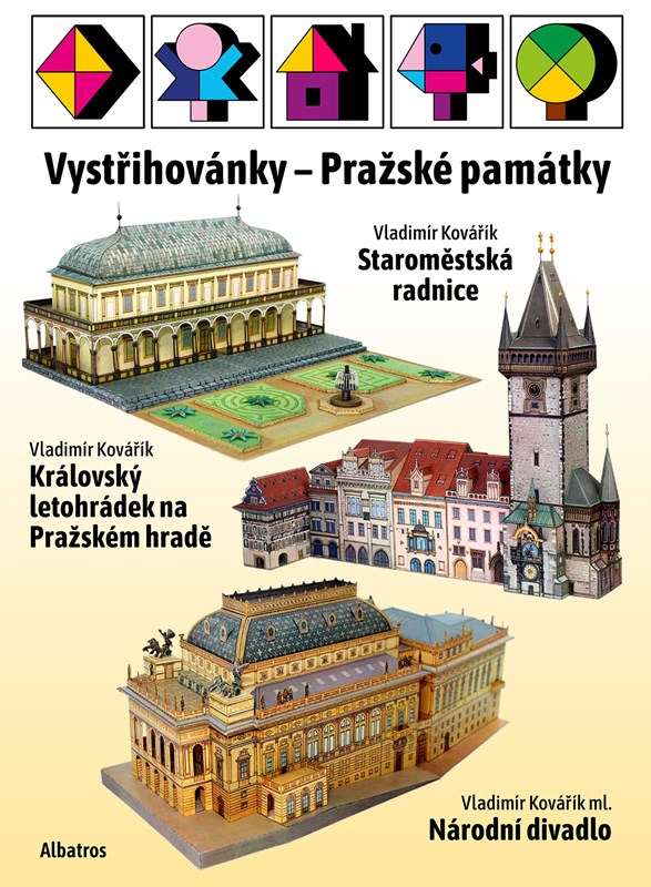 Carte Vystřihovánky - Pražské památky Josef Kropáček