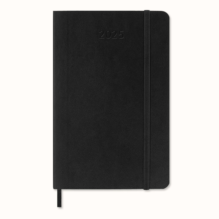 Книга Moleskine 12 Monate Tagesnotizkalender 2025, P/A6 