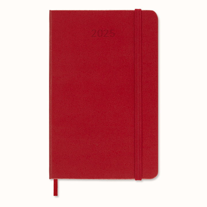 Книга Moleskine 12 Monate Wochen Notizkalender 2025, Pocket/A6 