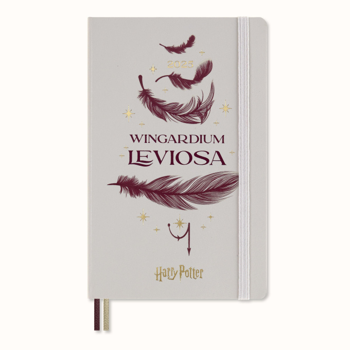 Kniha Moleskine Harry Potter Wingdarium 12 Monate Wochen Notizkalender 2025, L/A5 