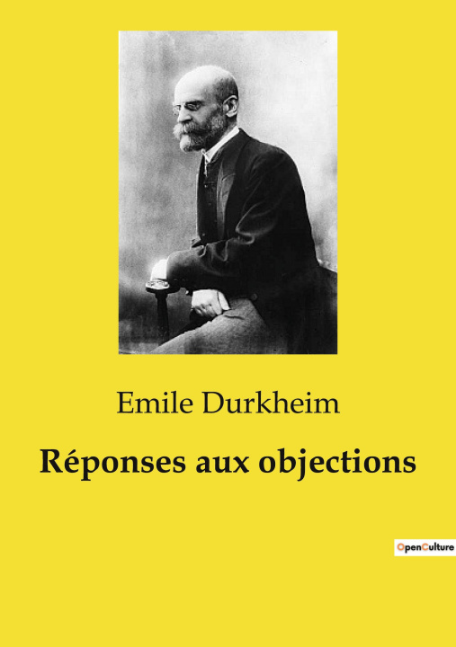 Knjiga REPONSES AUX OBJECTIONS DURKHEIM EMILE