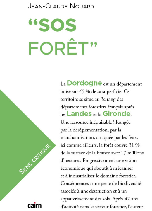 Knjiga "SOS Forêt" Nouard