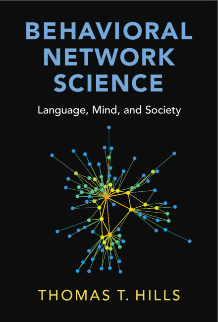 Knjiga Behavioral Network Science Thomas T. Hills