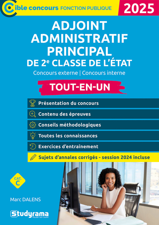 Książka Adjoint administratif principal de 2e classe de l’État – Tout-en-un (Catégorie C – Concours 2025) Dalens