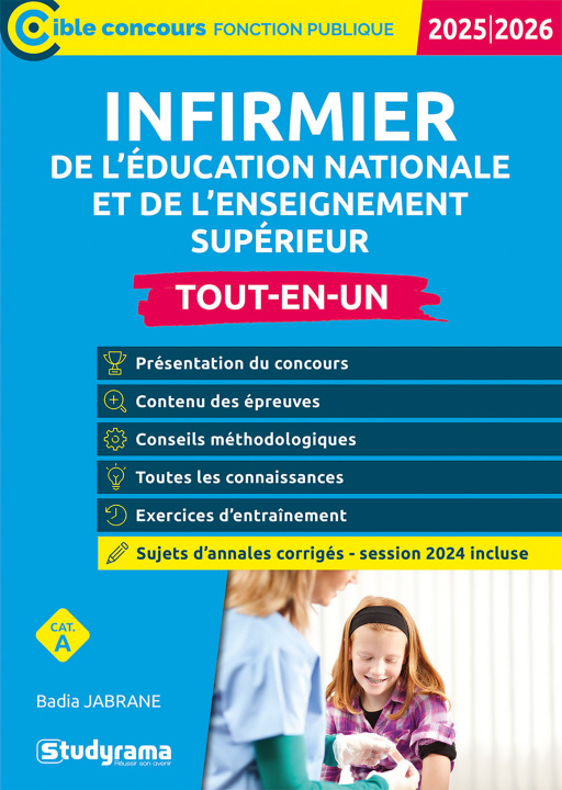 Książka Infirmier de l’Éducation nationale et de l’enseignement supérieur – Tout-en-un (Catégorie A – Concours 2025-2026) Jabrane