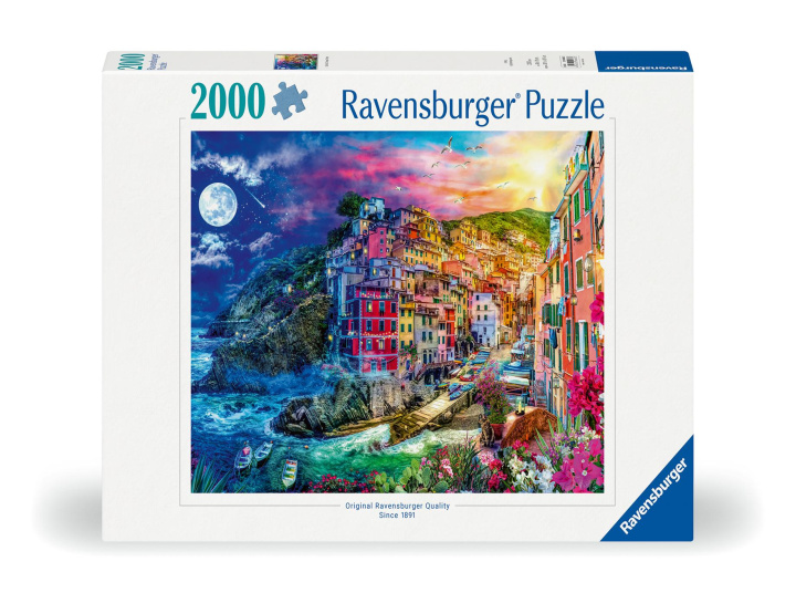 Jeu/jouet Ravensburger Puzzle 12000803 - Farbenfrohe Cinque Terre - 2000 Teile Puzzle für Erwachsene ab 14 Jahren 