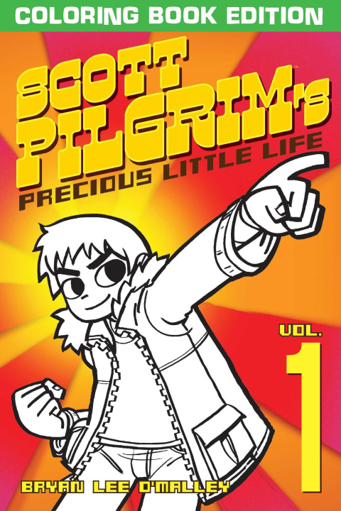 Könyv Scott Pilgrim Coloring Book Bryan Lee O'Malley