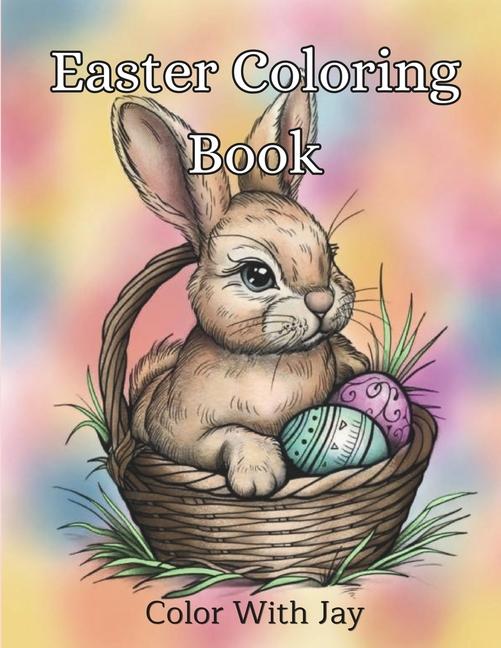 Book Easter Coloring Book Color With Jay