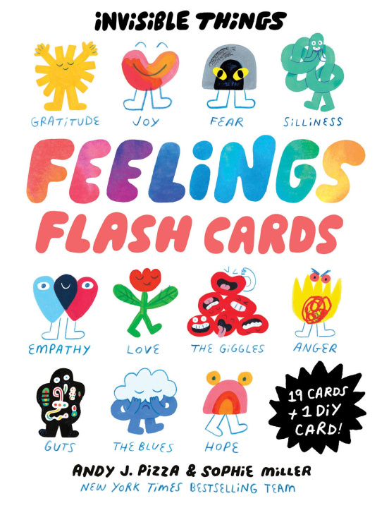 Gra/Zabawka Invisible Things Feelings Flash Cards Sophie Miller