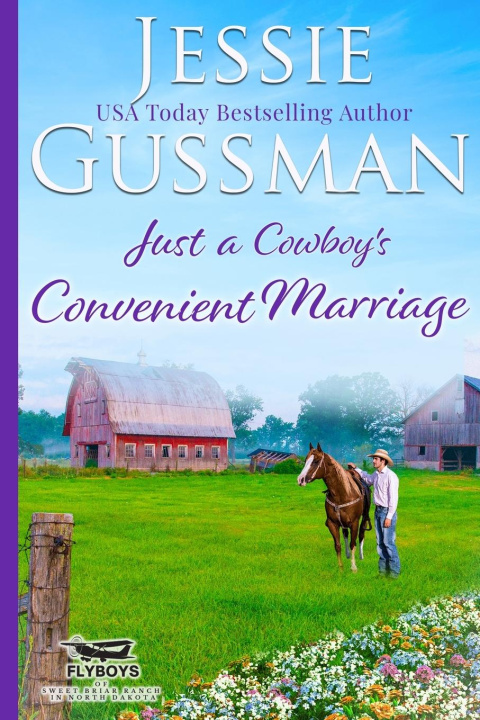 Könyv Just a Cowboy's Convenient Marriage (Sweet western Christian romance book 1) (Flyboys of Sweet Briar Ranch in North Dakota) Large Print Edition 