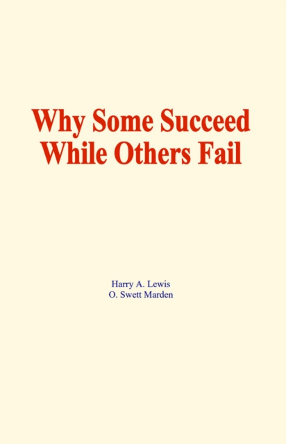E-book Why some succeed while others fail Harry A. Lewis