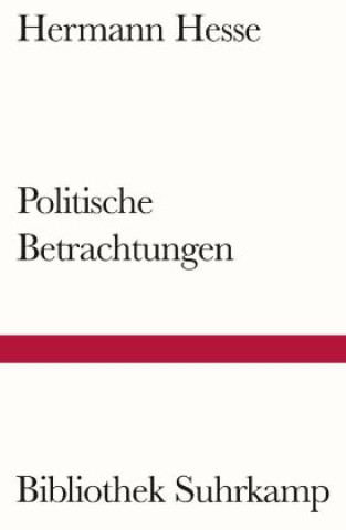 Knjiga Politische Betrachtungen Siegfried Unseld