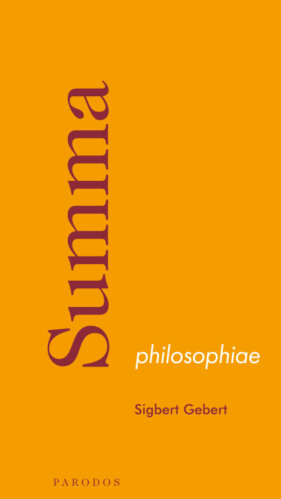 Buch Summa philosophiae Sigbert Gebert