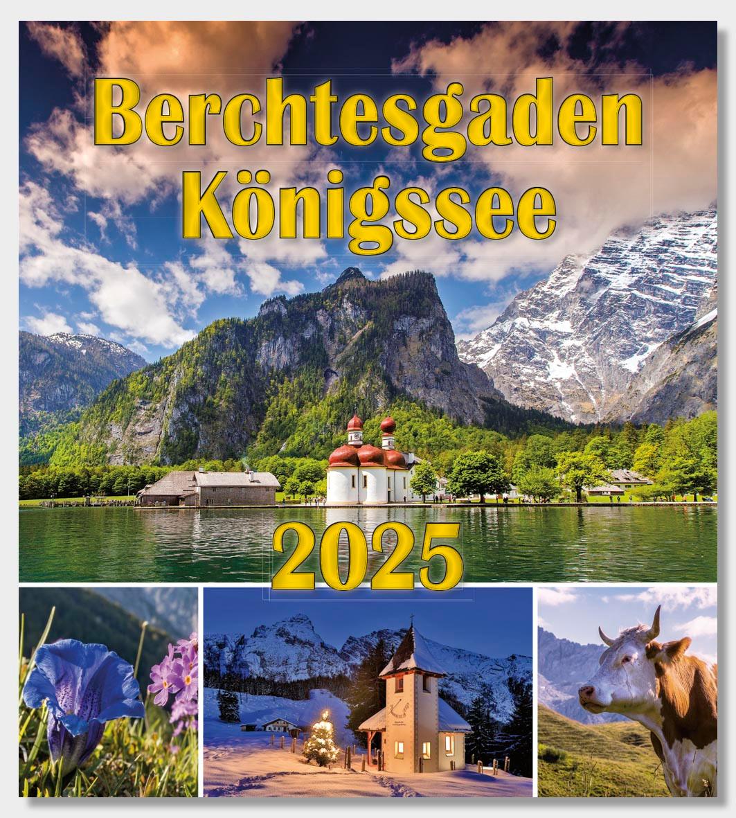 Kalendář/Diář Berchtesgaden Königssee Postkartenkalender 2025 