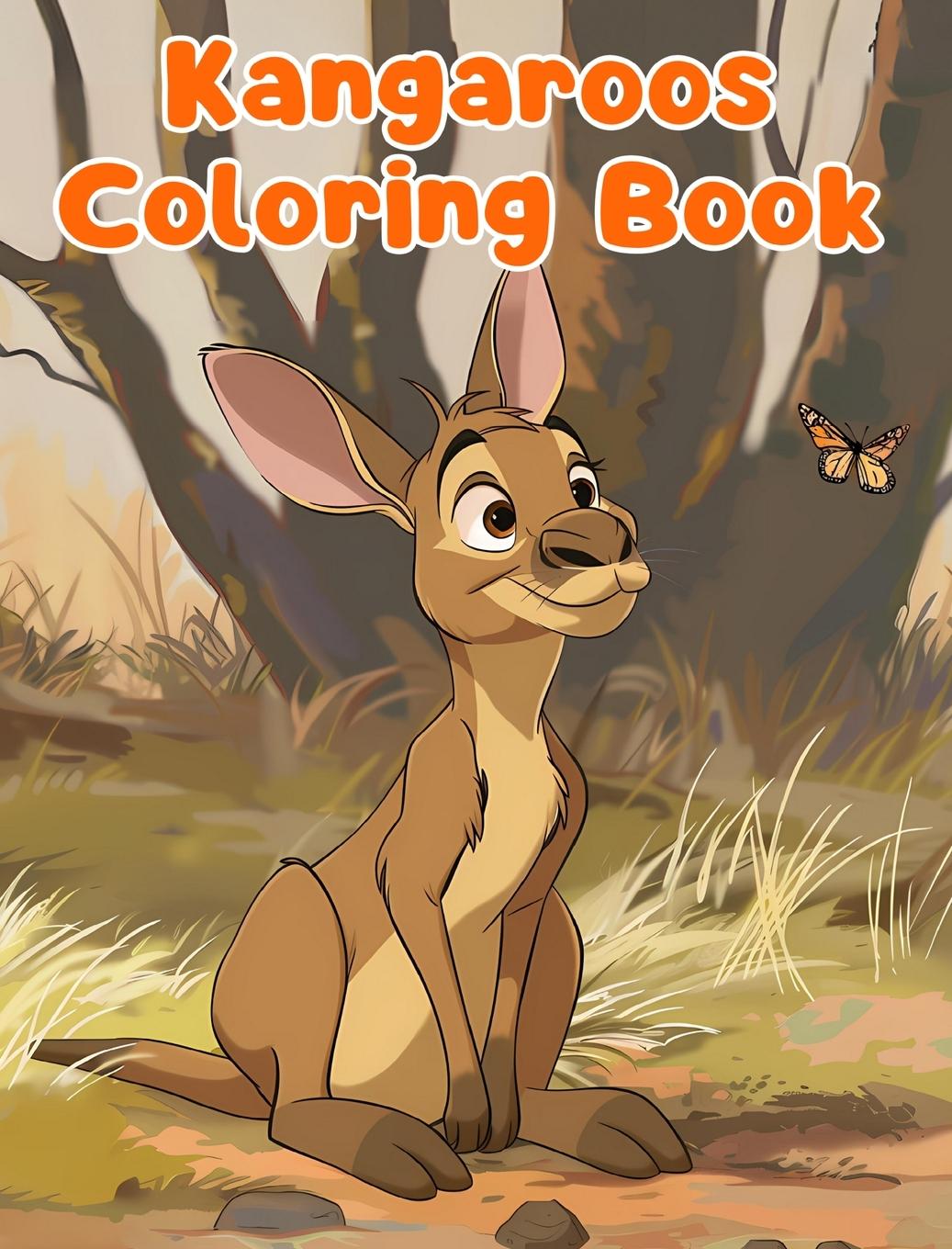 Książka Kangaroos Coloring Book 